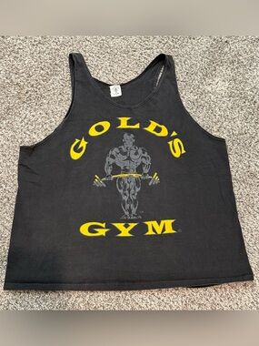 🔥 Rare Vintage 80s Gold’s Gym Ormond Beach Florida Tank XL USA Men’s